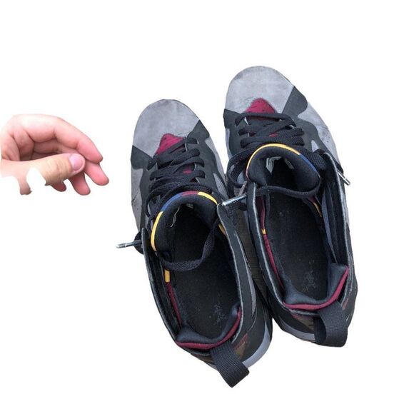 Rare 2011 Air Jordan 7 Retro Bordeaux Size 10.5 Beaters - Picture 14 of 16